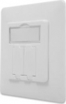 DIGITUS Keystone Front plate for Keystone Module 80x80 wei&szlig;