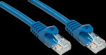 LINDY Patchkabel Cat6 U/UTP Basic blue 0.30m