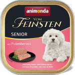 ANIMONDA vom Feinsten Senior Turkey hearts - wet dog food - 150 g