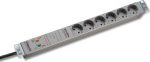 Bachmann power strip (Rack - mountable) - output terminals: 6 - 1U - 48.3 cm (19")