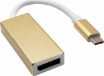 Adapter USB Akyga USB-C - DisplayPort Gold (AK-AD-56)