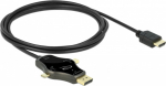 Delock 3 in 1 - Videoadapter - DisplayPort, Mini