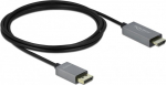 DELOCK DisplayPort 1.4 > HDMI Kabel 4K 60Hz (HDR) 2.0m aktiv