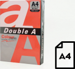 Double a paper Colour paper Double A, 80g, A4, 500 sheets, Red