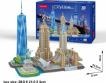 Cubic Fun Puzzle 3D City Line New York