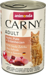 ANIMONDA Carny Adult Chicken, turkey, duck hearts - wet cat food - 400g