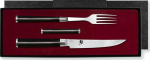 KAI Shun Cutlery 3-pcs. Fork, Knife, Knife Rest