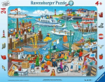 Ravensburger Puzzle 24 frame Day at the port 061525