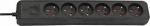 Brennenstuhl Eco-Line 6 sockets 1.5 m czarna (1157504130)