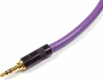 Cable Melodika Jack 3.5mm - Jack 3.5mm 0.75m fioletowy