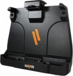 Getac Havis vehicle charging station - Havis vehicle charging station, 2x USB 2.0, 1x USB 3.0, 1x USB 3.0 fast charging, 1x Ethernet, 1x RS232, drilling: VESA 75, with brackets, order separately: vehicle power supply, vehicle mount, fits for: UX10