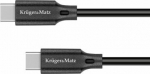 Kabel USB Kruger&Matz USB-C - USB-C 2.5 m Czarny (KM1261)
