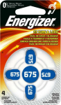 Energizer kuuldeaparaadi patarei Zinc Air AZ675DP-4 TL4