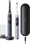 Oral-B | Electric Toothbrush | iO 9 Series Duo | Rechargeable | For adults | Number of brush heads included 2 | Number of teeth brushing modes 7 | Black Onyx/Rose