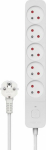 Savio surge protector power strip 5 sockets 3 m White (SAVLZ-09)