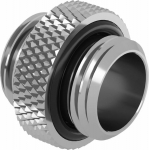 Barrow Adapter gerade G1/4 Zoll AG auf G1/4 Zoll AG, 5mm - silber