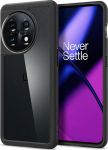 Kaitse&uuml;mbris Ultra Hybrid, OnePlus 11, l&auml;bipaistev musta &auml;&auml;rega, Spigen