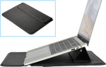 Renkforce Notebook Case suitable for maximal 34.5 cm 13.6 Black integrated laptop stand