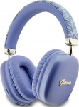 Guess Bluetooth Headphones GUBHK1GCTCSU / purple Gcube Metallic Script Logo