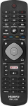 HQ LXP1285 TV remote control PHILIPS LCD NETFLIX 3D RM-L1285 Black