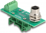 Delock Network adapter - M12-A 4-pole (W)