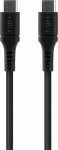 FIXED Liquid Silicone Cable USB-C/USB-C, 0.5m, 60W, Black | Fixed