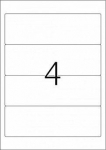 Mondi LABELS A4 IGEPA 190 X 61.0 MM BIAŁE (100)