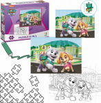 Dodo PUZZLE 2w1 PSI PATROL 60 ELEMENTS COLORING PAGE I JIGSAW W ONE