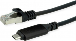 ROLINE Netzwerkkabel - USB-C (M) zu RJ-45 (M)