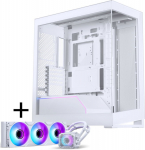 PHANTEKS NV-Serie NV5 MK2 ATX-Geh&auml;use, Tempered Glass, DRGB - Matte White + Glacier One 360M25 Gen2 DRGB AiO Wasserk&uuml;hlung - 360mm