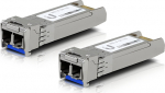 Ubiquiti U Fiber - SFP+-Transceiver-Modul - 10GbE - LC Single-Modus - bis zu 10 km - 1310 nm (pack of 2)