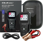 Qoltec Digital Battery Tester 3w1 z LCD | 6V | 12V | 24V | 30Ah- 200Ah