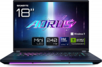 Gigabyte AORUS MASTER 18 BYH Gaming laptop - 18.0&ldquo;, 240Hz WQXGA, Intel Core 275HX, NVIDIA RTX 5080 GPU, 64GB DDR5 5600MHz, 2 x Gen4 1TB SSD, Windows 11 Pro, 2 Years warranty, AORUS MASTER 18 BYHC5DED65SP, Intel Core Ultra 9, 45.7 cm (18"), 2560 x 160 ...