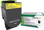 Lexmark TONER RETURN OPEN YELLOW CRTG, F. CS/CX3/4/517 2.300 PGS
