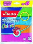 Vileda Microfiber cloths Colors 4szt. (150542)
