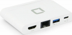 Dicota USB-C Portable 4w1 HDMI White