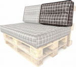 Hobbygarden PILLOW KRŕTKA - BR&curren;ZOWA GRID