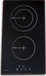 Simfer | Hob | H3.020.DEBSP | Vitroceramic | Number of burners/cooking zones 2 | Touch | Black