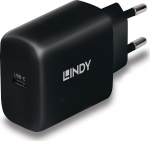 Lindy Netzteil - GaN - 65 Watt - 3 A - PD 3.0, PD/PPS (24 pin USB-C)