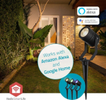 Nedis N ZBLOS10RGBW3 - Smartlife outdoor lighting 3x lm 2700 K RGB 3er