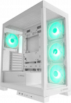 Rampage Hydra V2 Obudowa PC aquarium 4x ARGB fan white - Rampage Hydra V2 Obudowa PC aquarium 4x ARGB fan white