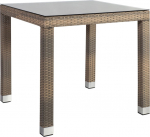 Table LARACHE 80x80xH75cm, beige