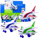 LEANToys Battery Operated Passenger Plane Lights Sounds Drive Mix
