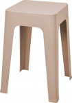 Home Styling Collection Light plastic stool, 33 x 33 x 47 cm