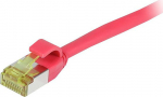 Synergy 21 Patchkabel RJ45 CAT6A 500Mhz rot S/FTP slimline about d - Kabel - Digital/Data