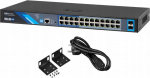 BCS-B-SP24G-2SFP-M BCS BASIC Switch Managed 24x PoE, 2xSFP
