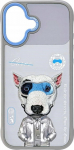 Case Nimmy Cool&Cute 2.0 Dog do iPhone 17 szary