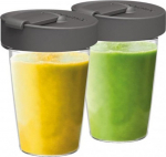 Magimix Saft Becher 400ml Doppelpack