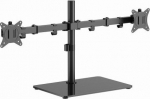 Gembird MS-D2ST-01 Dual monitor desk stand (rotate, tilt, swivel), 17&rdquo;-32&rdquo;, up to 9 kg, black