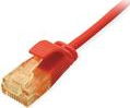 Equip Patchkabel Cat6A Slim U/UTP 2xRJ45 0.25m rot LSZH Polybeutel
